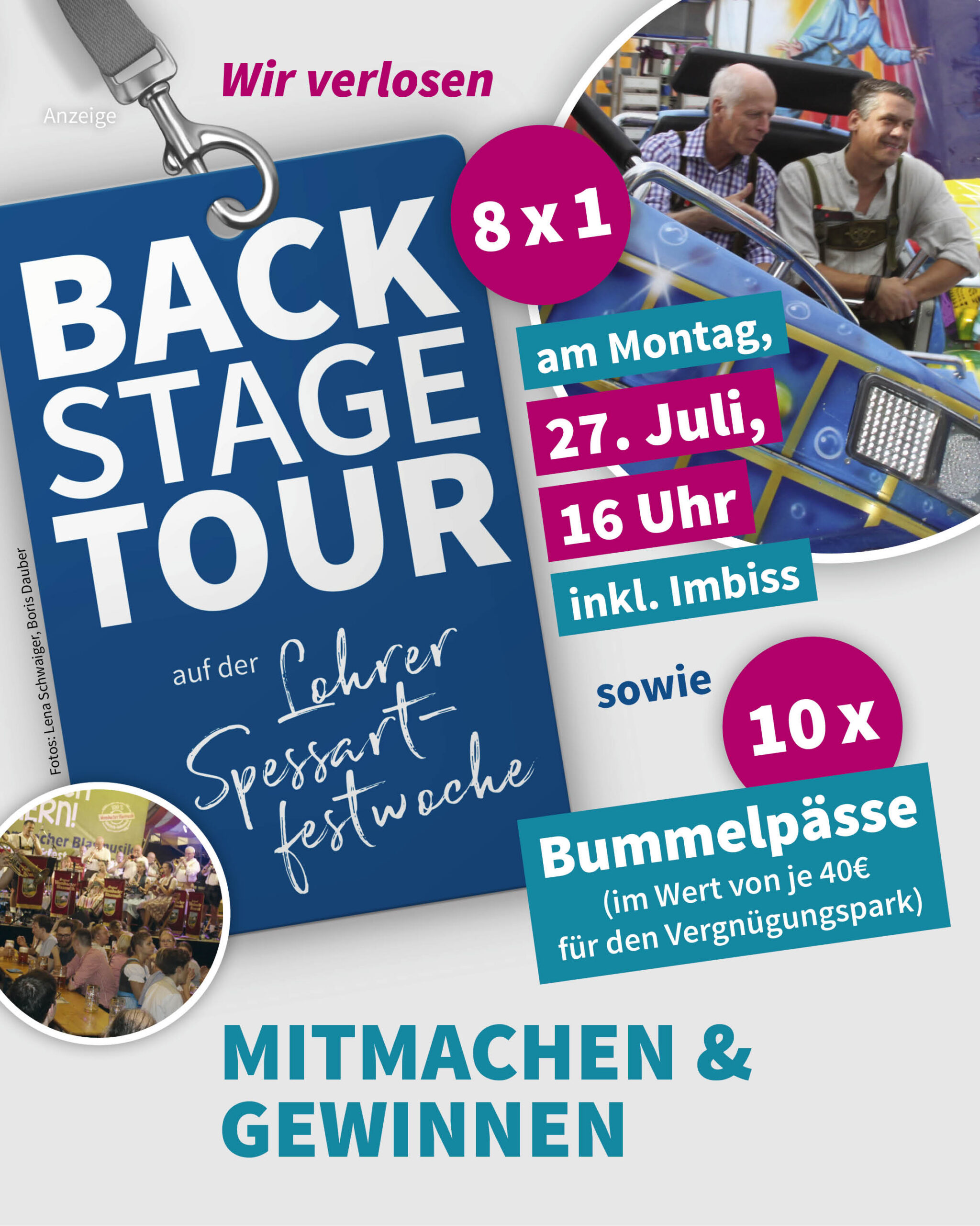 Backstagetour Lohrer Spessartfestwoche