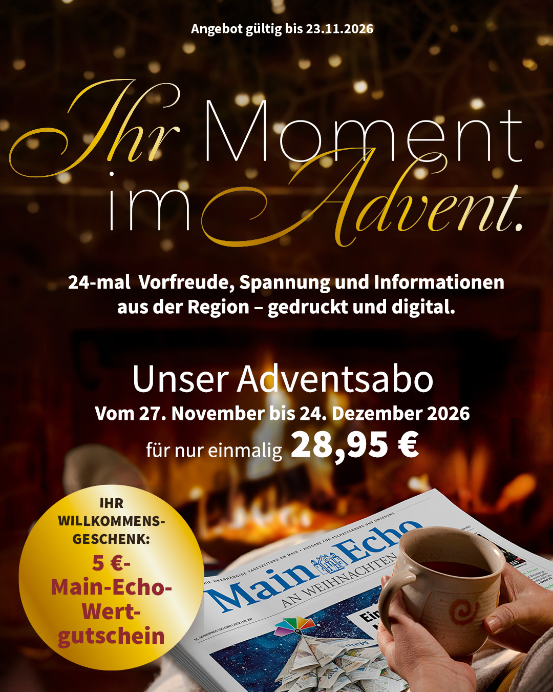 Adventsangebot